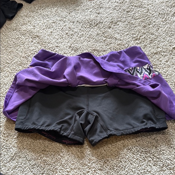 Skirt Sports Purple Athletic Skort - Picture 3 of 4